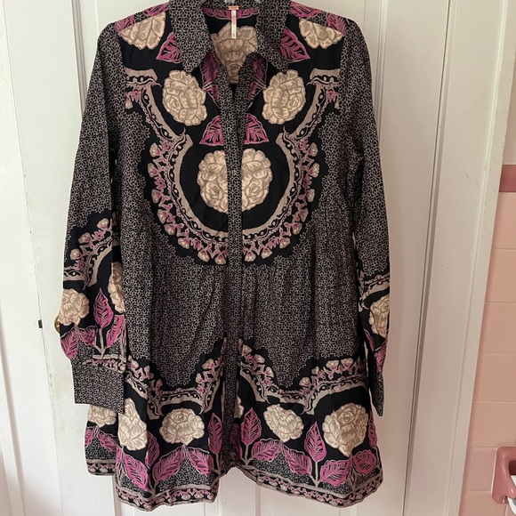 Free People Shirt Dress - Picture 2 of 7